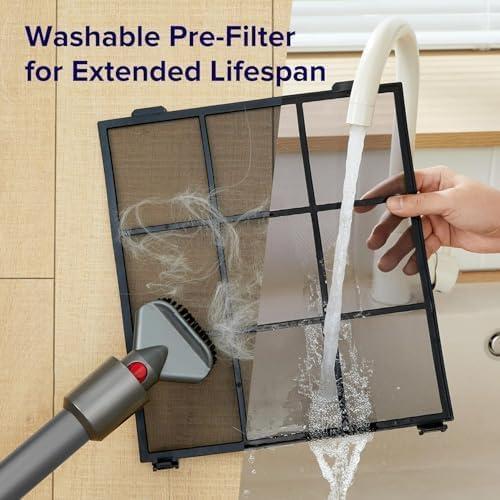 imageLEVOIT Vital 100SP Replacement Filter Genuine Air Purifier Filters Supports HEPA Sleep Mode HighEfficiency Activated Carbon for Removal of Smoke Odor Allergens Pollen Vital 100SRF 1 Pack