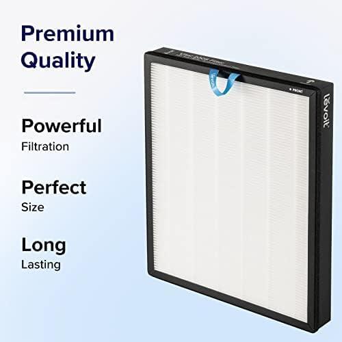 imageLEVOIT Vital 200SP Replacement FilterGenuine Air Purifier Filters Supports HEPA Sleep Mode HighEfficiency Activated Carbon for Removal of Smoke Odor Allergens Pollen Vital 200SRF 1 Pack