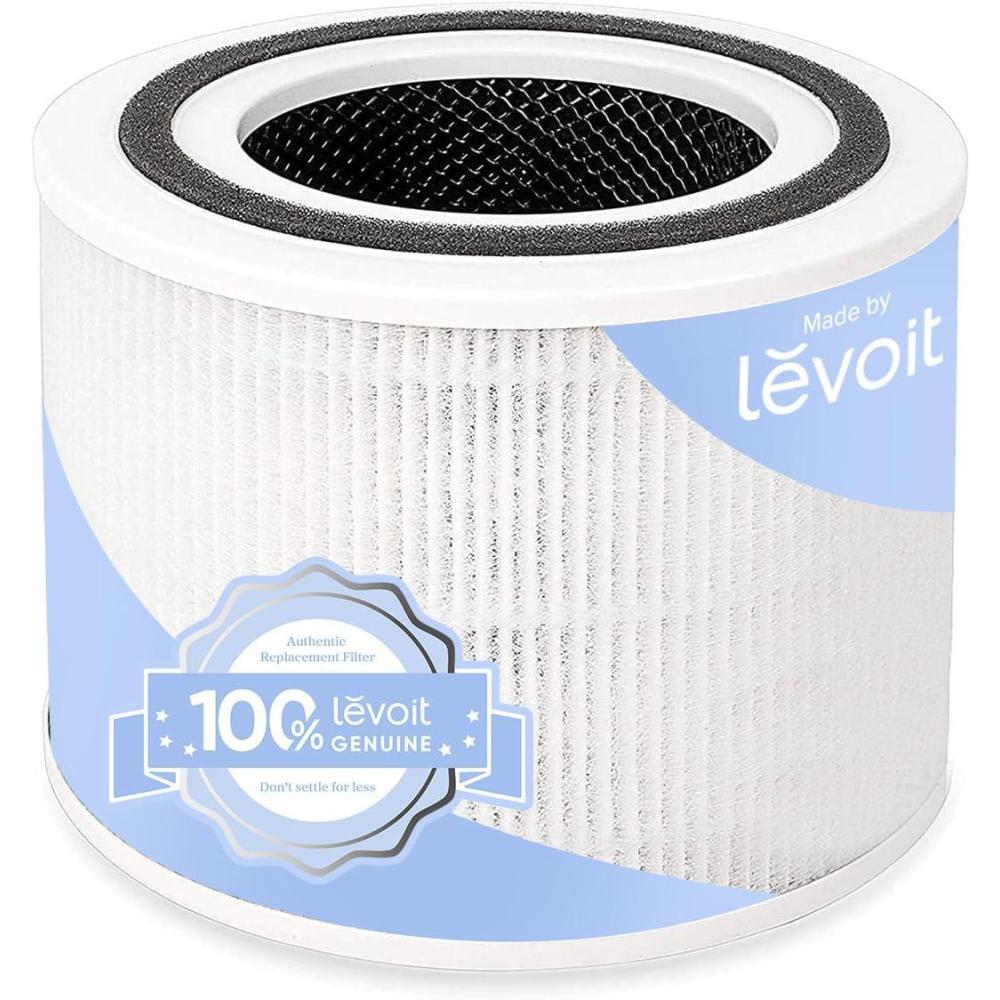imageLEVOIT Core P350P Replacement Filter Genuine Air Purifier Filter Supports HEPA Sleep Mode HighEfficiency Activated Carbon for Removal of Smoke Odor Allergens Pollen Core P350RF 1 Pack