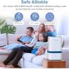imageLEVOIT 4L Humidifiers for Bedroom Large Room ampamp Essential Oil Diffuser Quiet Cool Mist for Home Baby and Plants Last up to 40Hours Dual 360 Rotation Nozzles Handle Design Auto Shut Off BlueWhite