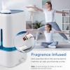 imageLEVOIT 4L Humidifiers for Bedroom Large Room ampamp Essential Oil Diffuser Quiet Cool Mist for Home Baby and Plants Last up to 40Hours Dual 360 Rotation Nozzles Handle Design Auto Shut Off BlueWhite