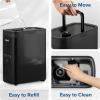 imageLEVOIT 6L Smart Warm and Cool Mist Humidifiers for Home Bedroom 60H Runtime and Auto Customized Humidity for Large room Schedule Easy Top Fill Essential Oil Diffuser WhisperQuiet Handle BlackBlack