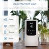 imageLEVOIT 6L Smart Warm and Cool Mist Humidifiers for Home Bedroom 60H Runtime and Auto Customized Humidity for Large room Schedule Easy Top Fill Essential Oil Diffuser WhisperQuiet Handle BlackWhite