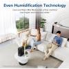 imageLEVOIT 6L Smart Warm and Cool Mist Humidifiers for Home Bedroom 60H Runtime and Auto Customized Humidity for Large room Schedule Easy Top Fill Essential Oil Diffuser WhisperQuiet Handle BlackBlack