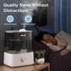 imageLEVOIT Classic300 Ultrasonic Top Fill Humidifier Extra Large 6L Tank Last 60Hour  Super Quiet Easy to Use and Clean 360 Rotation Nozzle Simple Knob Control Handle Auto Shut Off Gray