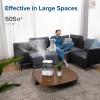 imageLEVOIT Classic300 Ultrasonic Top Fill Humidifier Extra Large 6L Tank Last 60Hour  Super Quiet Easy to Use and Clean 360 Rotation Nozzle Simple Knob Control Handle Auto Shut Off Gray