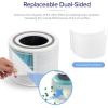 imageLEVOIT Core 300P Replacement Filter for Air Purifier Smoke Remover Genuine Core300SP Filters Supports HEPA Sleep Mode HighEfficiency Activated Carbon Core 300RFSR 1 Pack BlueSmoke Remover Filter