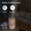 imageLEVOIT Dual 150 Humidifiers for Bedroom Large Room 3L Cool Mist Top Fill Essential Oil Diffuser for Baby Nursery and Plants 360 Nozzle Quiet Rapid Ultrasonic Humidification for Home BlueWhite