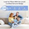 imageLEVOIT Genuine EverestAirP Air Purifier Air Filter Replacement Lasts for 12 15 Months Supports HEPA Sleep Mode Efficient 3In1 Washable Filters EverestAirRF 1 Pack Black
