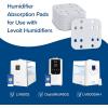 imageLEVOIT Humidifier Replacement Filters 10Pack Mineral Absorption PadCompatible with LV600SLV600HHOasisMist450SCapture Fine Particles in Water Tank to Improve Humidification EfficiencyWhite18x24