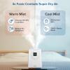 imageLEVOIT OasisMist 1000S 10L Smart Humidifier for Home Large Room Bedroom Last 100 Hours Suitable for Indoor Plant Cover up to 600ft Easy Top Fill Remoter ampamp Voice Control Auto Mode Quiet WhiteWhite