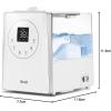 imageLEVOIT OasisMist 1000S 10L Smart Humidifier for Home Large Room Bedroom Last 100 Hours Suitable for Indoor Plant Cover up to 600ft Easy Top Fill Remoter ampamp Voice Control Auto Mode Quiet WhiteWhite