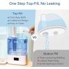 imageLEVOIT Smart Humidifiers for Bedroom Large Room Home6L Cool Mist Top Fill Essential Oil Diffuser for Baby ampamp PlantsSmart App ampamp Voice Control Rapid Humidification ampamp Auto ModeQuiet Sleep Mode GrayBlue