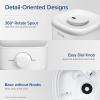 imageLEVOIT Top Fill Humidifiers for Bedroom 25L Tank for Large Room Easy to Fill ampamp Clean 28dB Quiet Cool Mist Air Humidifier for Home Baby Nursery ampamp Plants Auto Shutoff and BPAFree for Safety 25HWhite