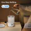imageLEVOIT Top Fill Humidifiers for Bedroom 25L Tank for Large Room Easy to Fill ampamp Clean 28dB Quiet Cool Mist Air Humidifier for Home Baby Nursery ampamp Plants Auto Shutoff and BPAFree for Safety 25HWhite