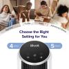 imageLEVOIT Tower Fan for Bedroom Standing Fan with 28dB Quiet for Sleep Remoter 12H Timer 25fts Velocity 5 Speeds 4 Modes 90 Oscillation for Home Office Indoor Bladeless 36 inch WhiteWhite