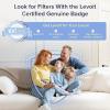 imageLEVOIT Vital 200SP Replacement FilterGenuine Air Purifier Filters Supports HEPA Sleep Mode HighEfficiency Activated Carbon for Removal of Smoke Odor Allergens Pollen Vital 200SRF 1 Pack