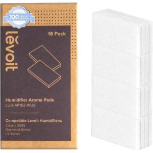 imageLEVOIT Aroma Pads 16 Pack Humidifier Replacement Filters Compatible with LV600S Classic300S LV600HH OasisMist450S Make The Fragrance Stronger and Longer Duration WhiteAroma Pads