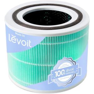 imageLEVOIT Core 300P Replacement Filter for Air Purifier Smoke Remover Genuine Core300SP Filters Supports HEPA Sleep Mode HighEfficiency Activated Carbon Core 300RFSR 1 Pack BlueToxin Absorber Filter