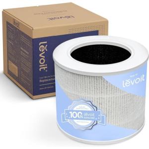 imageLEVOIT Core MiniP Replacement Filter Genuine Core MiniRF Air Purifier Filters Supports HEPA Sleep Mode HighEfficiency Activated Carbon for Removal of Smoke Odor Allergens Pollen 1 PackWhite1 Pack