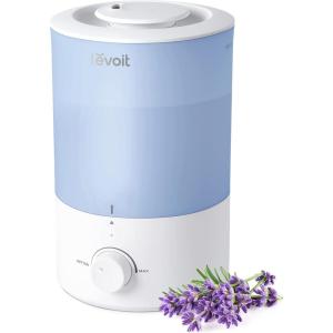 imageLEVOIT Dual 150 Humidifiers for Bedroom Large Room 3L Cool Mist Top Fill Essential Oil Diffuser for Baby Nursery and Plants 360 Nozzle Quiet Rapid Ultrasonic Humidification for Home BlueBlue