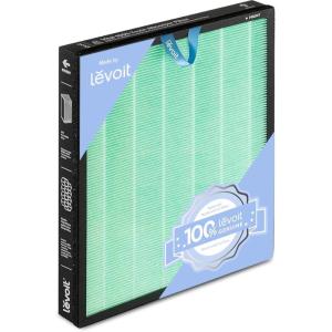 imageLEVOIT Genuine Vital 100SP Air Purifier Toxin Absorber Replacement Filter Supports HEPA Sleep Mode HighEfficiency Activated Carbon for Removal of Odor Pollen Vital 100SRFTX Green 1 PackToxin Absorber Replacement Filter