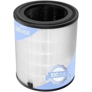 imageLEVOIT LVH133 Replacement Filter Genuine Air Purifier Filters HighEfficiency Activated Carbon for Removal of Smoke Odor Allergens Pollen LVH133RF White1 Pack