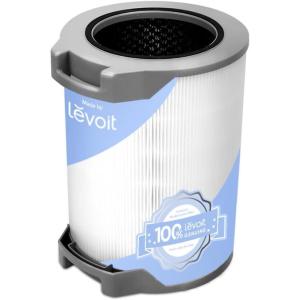 imageLEVOIT LVH134 Replacement Filter Genuine Air Purifier Filters HighEfficiency Activated Carbon for Removal of Smoke Odor Allergens Pollen LVH134RF White1 Pack