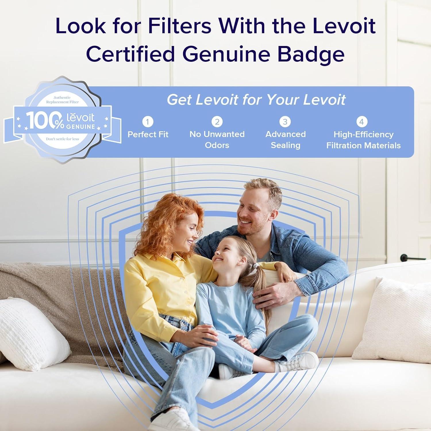 imageLEVOIT Air Purifier for Home Large Room Up to 1073Ft with Air Quality Monitor AHAM VERIFIDE Smart WiFi Washable PreFilter HEPA Sleep Mode for Pets Allergies Dust Pollen Vital 100SP WhiteWhite
