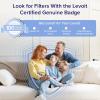 imageLEVOIT Air Purifier for Baby with White Noise Sound Machine and BlueLightFree Night Light in Bedroom HEPA Filter Removes Ultrafine Particle AHAM VERIFIDE 5 Air Quality Monitor Smart WiFi SproutWhiteBlue