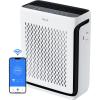 imageLEVOIT Air Purifier for Home Large Room Up to 1073Ft with Air Quality Monitor AHAM VERIFIDE Smart WiFi Washable PreFilter HEPA Sleep Mode for Pets Allergies Dust Pollen Vital 100SP WhiteWhite