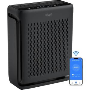 imageLEVOIT Air Purifier for Home Large Room Up to 1073Ft with Air Quality Monitor AHAM VERIFIDE Smart WiFi Washable PreFilter HEPA Sleep Mode for Pets Allergies Dust Pollen Vital 100SP WhiteBlack
