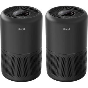 imageLEVOIT Air Purifiers for Home Bedroom HEPA Sleep Mode AHAM VERIFIDE Smart WiFi for Home Large Room Quiet Cleaner for Pet Hair Allergies Dust Smoke Pollon Alexa Control Core300SP WhiteBlack