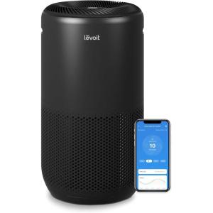 imageLEVOIT Air Purifiers for Home Large Room Up to 1733 Ft With HEPA Sleep Mode AHAM VERIFIDE Auto Mode Air Quality Monitor Smart WiFi 3in1 Filter For Pet Allergy Smoke Dust Core 400SP WhiteCore 400S Black