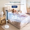 image:imageLEVOIT Classic 42inch Tower Fan for Home 1472 CFM Powerful Fan 22dB Quiet as You Sleep 90 LampR Oscillation 60 UampD Airflow 12H Timer 5Speed and 4 Modes with Temperature Sensor Remote ControlWhite