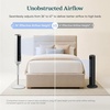 image:imageLEVOIT Classic 42inch Tower Fan for Home 1472 CFM Powerful Fan 22dB Quiet as You Sleep 90 LampR Oscillation 60 UampD Airflow 12H Timer 5Speed and 4 Modes with Temperature Sensor Remote ControlWhite