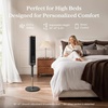 image:imageLEVOIT Classic 42inch Tower Fan for Home 1472 CFM Powerful Fan 22dB Quiet as You Sleep 90 LampR Oscillation 60 UampD Airflow 12H Timer 5Speed and 4 Modes with Temperature Sensor Remote ControlBlack