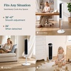 image:imageLEVOIT Classic 42inch Tower Fan for Home 1472 CFM Powerful Fan 22dB Quiet as You Sleep 90 LampR Oscillation 60 UampD Airflow 12H Timer 5Speed and 4 Modes with Temperature Sensor Remote ControlWhite