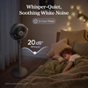 image:imageLEVOIT Standing Fan for Bedroom 20dB Quiet Pedestal Fan for Sleep 1024 CFM UltraHigh Airflow 90 Oscillating Floor Fan DC Motor 5 Speeds 12H Timer Remote for Home Room Office WhiteNew CoreBreeze Grey Smart