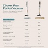 image:imageLEVOIT VortexIQ Pro Cordless Vacuum Ultra Suction 60Min Upgrade  Motorized Pet Brush NeoSight Green Light Dust Reveal AntiTangle Brush SelfStanding 180 LayFlat Design HEPA FilterAir Silver
