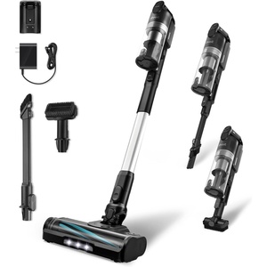 image:imageLEVOIT VortexIQ Pro Cordless Vacuum Ultra Suction 60Min Upgrade  Motorized Pet Brush NeoSight Green Light Dust Reveal AntiTangle Brush SelfStanding 180 LayFlat Design HEPA FilterCarbon Black