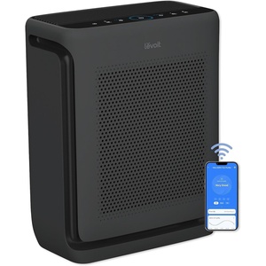 image:imageLEVOIT HEPA Air Purifier for Home Bedroom Allergies Defense Eleva 300X  3Channel Air Quality Monitor AHAM VERIFIDE Cover Up to 1200ft Quiet Smart Room Purifier with AI Insight for Better SleepBlack